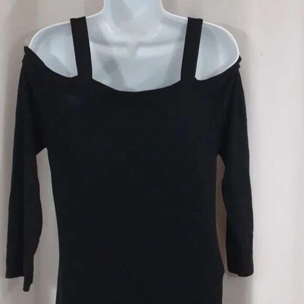 Cupio size medium black cold shoulder dress * - Picture 5 of 15